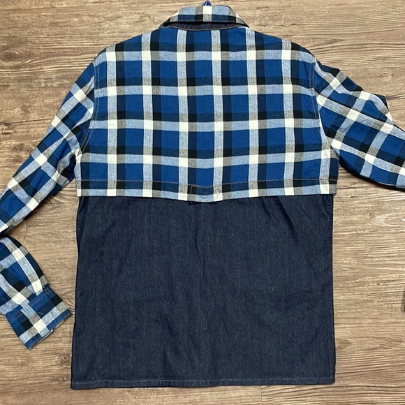 Vivian Westwood Anglomania + Lee Plaid and Denim Shirt - Picture 10 of 12